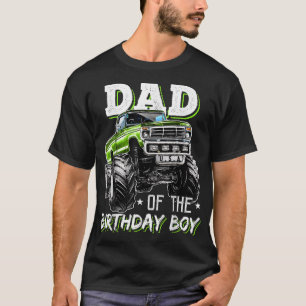 Dad of the Birthday Boy Monster Truck Birthday Nov T-Shirt