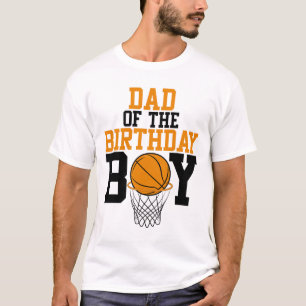 Dad Of The Birthday Boy Sketll Family Birthday T-Shirt