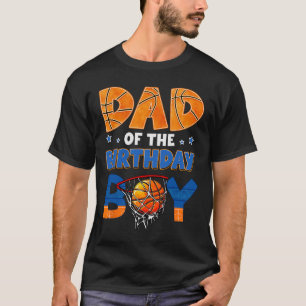 Dad Of The Birthday Boy Sketll Ller Bday Family Pa T-Shirt