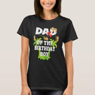Dad Of The Birthday Boy Sloth Kid B Day Party Cute T-Shirt