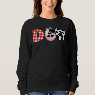 Dad Of The Birthday For Boy Cow Farm 1st Birthday Sweatshirt