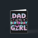Dad Of The Birthday Girl Funny Mermaid Birthday Fa Card<br><div class="desc">Dad Of The Birthday Girl Funny Mermaid Birthday Family Party</div>