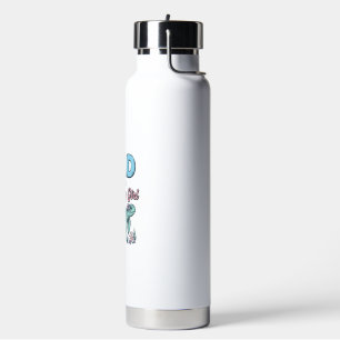 Dad of the Birthday Girl Sea Turtle Vintage Shirt Water Bottle