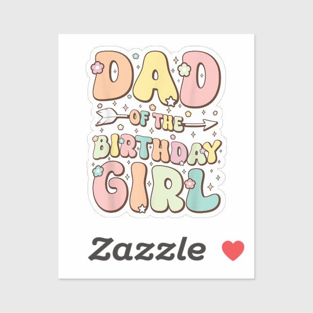 Dad of the Birthday Girl Shirt Matching Family Bir (Sheet)