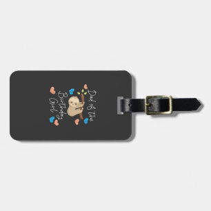 Dad of the Birthday Girl Sloth B-Day Party Matchin Luggage Tag