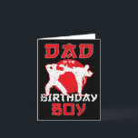 Dad Of The Birthday Karate Taekwondo Boy Martial A Card<br><div class="desc">Dad Of The Birthday Karate Taekwondo Boy Martial Arts</div>