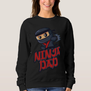 Dad Of The Birthday Ninja Warrior Matching Family  Sweatshirt