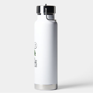 Dad of the Birthday Turtle Funny Turtle Dad Design Water Bottle
