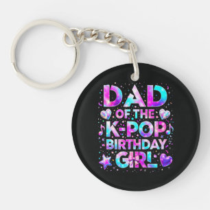 Dad Of The K-Pop Birthday Korean Music Key Ring