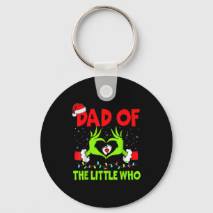 Dad Of The Little Who Funny Christmas Pregnancy An Key Ring