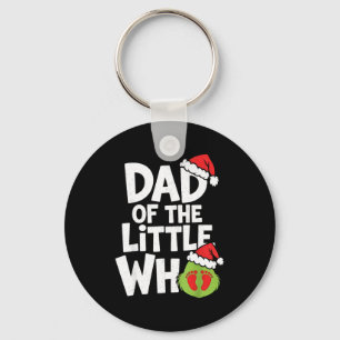 Dad Of The Little Who Funny Christmas Pregnancy An Key Ring