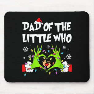 Dad Of The Little Who Funny Christmas Pregnancy An Mouse Mat