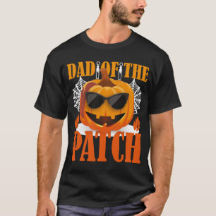 Dad of the Patch Funny Halloween Dad Pumpkin T-Shirt