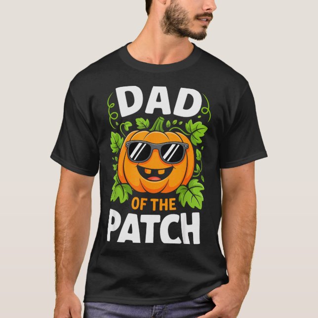 Dad Of The Patch Shirt Halloween Men Daddy Pumpkin (Front)