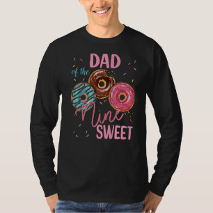 Dad Of The Sweet Nine 9th Doughnut Birthday Party T-Shirt