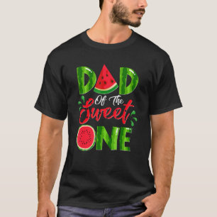 Dad Of The Sweet One Birthday Watermelon Matching T-Shirt