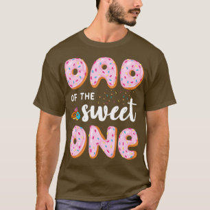 Dad Of The Sweet One Doughnut Birthday  T-Shirt