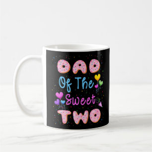 Dad Of The Sweet Two 2nd Doughnut Birthday Party T Coffee Mug