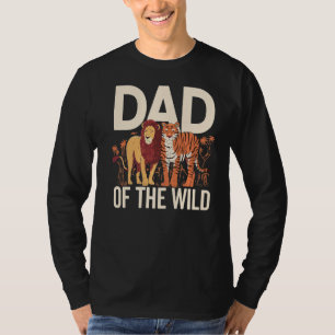 Dad Of The Wild Animal Lover Animal Keeper Zoologi T-Shirt
