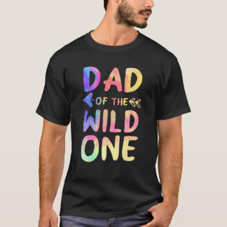 Dad of the Wild One Boho Tribal Matching Family Ap T-Shirt