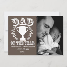 Dad of the Year - Father's Photo Card