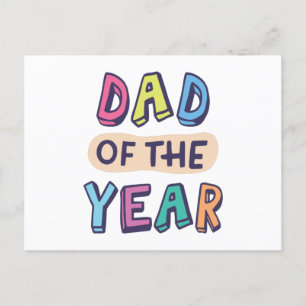 Dad of the Year Postcard