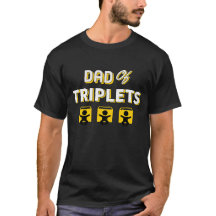 Dad of Triplets - Proud Fatherhood design