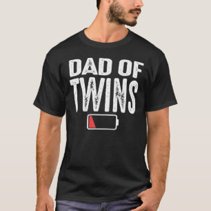Dad Of Twins Father's Day Gift T-Shirt