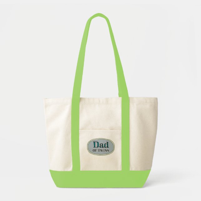 Dad of Twins Tote Bag (Front)