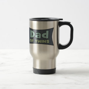 Dad of Twins Travel Mug