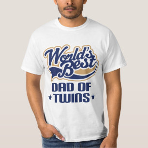 Dad Of Twins (Worlds Best) Father's Day Tee