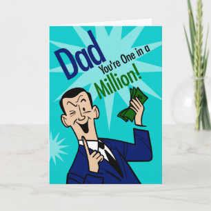 Dad One In Million Card