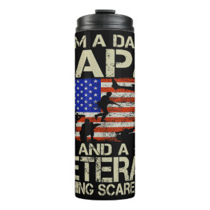 Dad, Papa and Veteran Thermal Tumbler