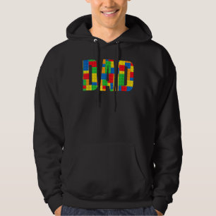 Dad Parent Brick Master Builder Building Blocks Se Hoodie