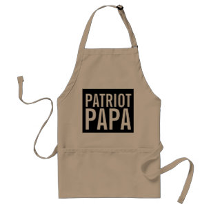 DAD PATRIOT PAPA KITCHEN APRONS FOR FATHER'S DAY