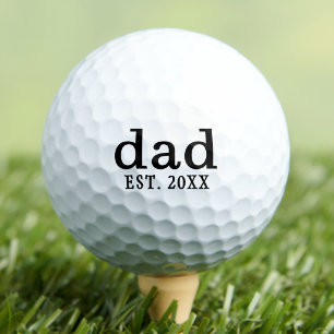 Dad Personalised Father Golf Balls