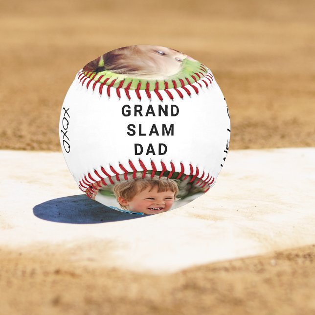 Dad Personalised Photos Baseball (Creator Uploaded)