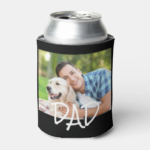 Dad Photo  Can Cooler