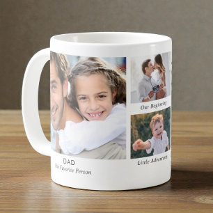Dad Photo Collage Coffee Mug