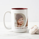 Dad Photo Collage Cutout Father's Day Birthday Two-Tone Coffee Mug<br><div class="desc">Celebrate the special moments with your father with this Dad Photo Collage design. This customisable design is perfect for creating a personalised and heartfelt gift for Father's Day and Birthday celebration. Craft a beautiful collage with the word DAD, featuring cherished moments, creating a visual journey of the precious memories you've...</div>