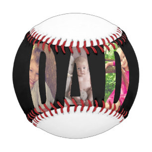 Dad Photo Collage Father's Day Baseball