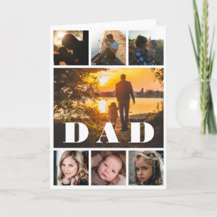 Dad Photo Collage Father's Day Card