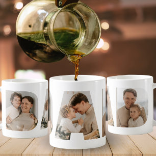 Dad Photo Collage Father's Day Coffee Mug
