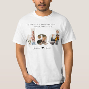 Dad Photo Collage, Father's Day Gift For Dad T-Shirt