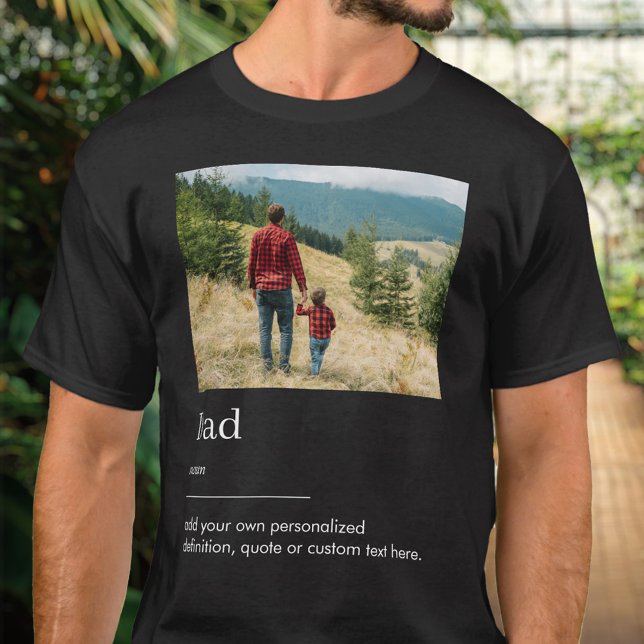 Dad Photo Dictionary Definition T-Shirt (Creator Uploaded)