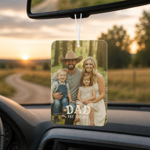 Dad Photo Established Car Air Freshener