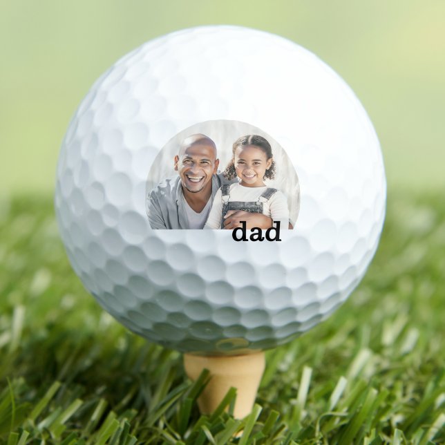 Dad Photo Father's Day Golf Balls (Dad Photo Father's Day Golf Balls)