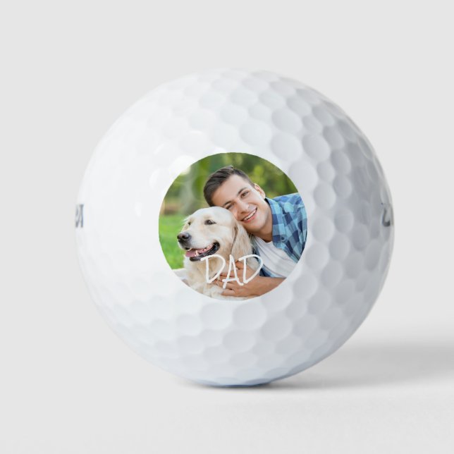 Dad Photo  Golf Balls (Front)