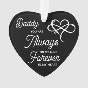 Dad Photo Memorial Personalised Christmas Ornament