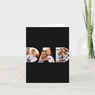 Dad Photo Modern Tygraphy Child Gift T Shirt Card